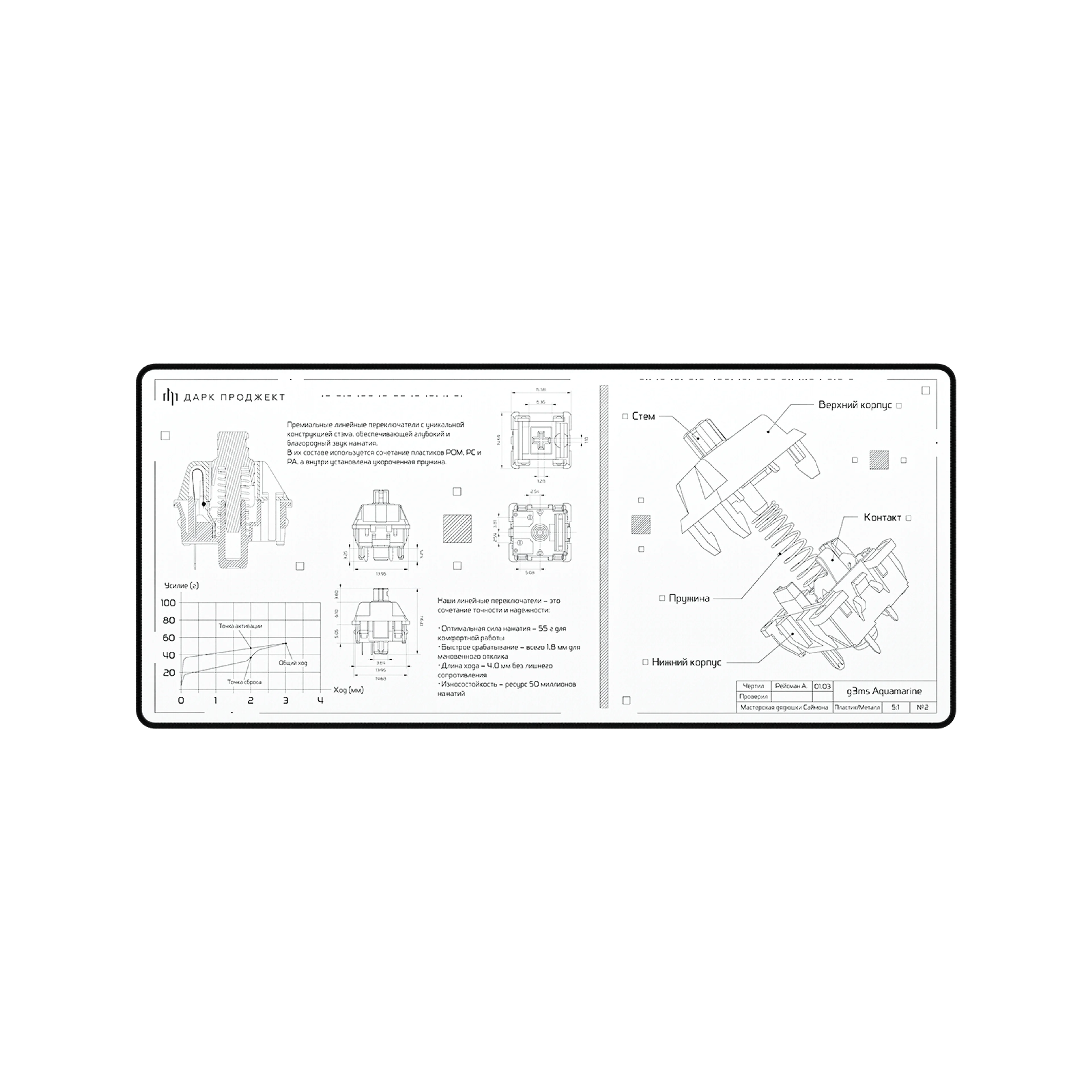 MD3a Switch XL White 